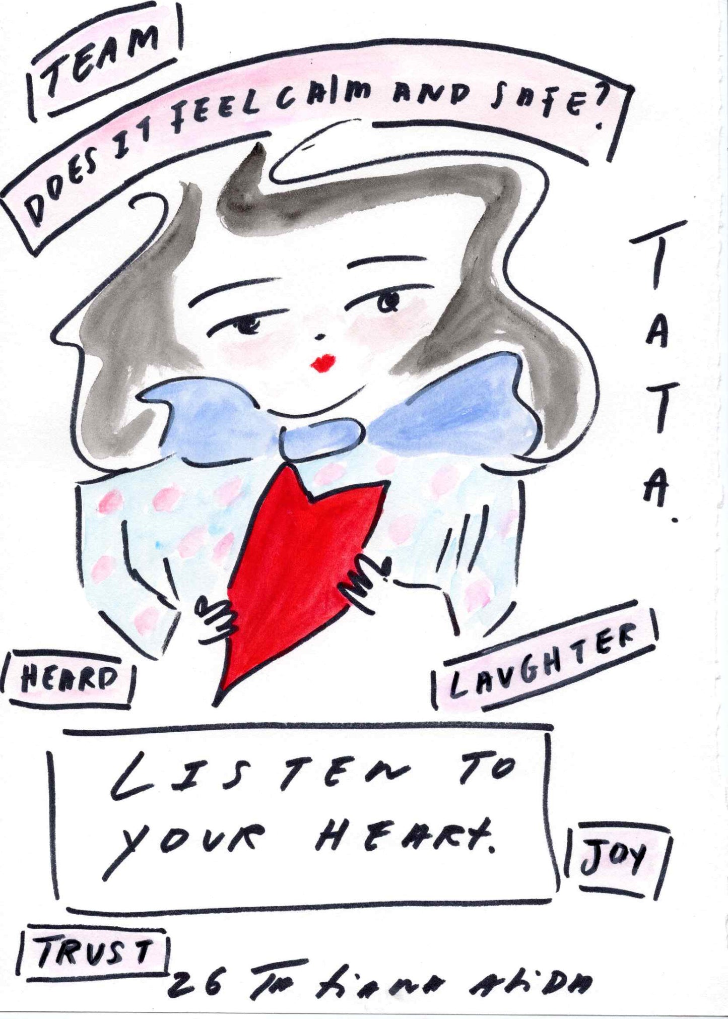 Listen to your heart Original Art Work