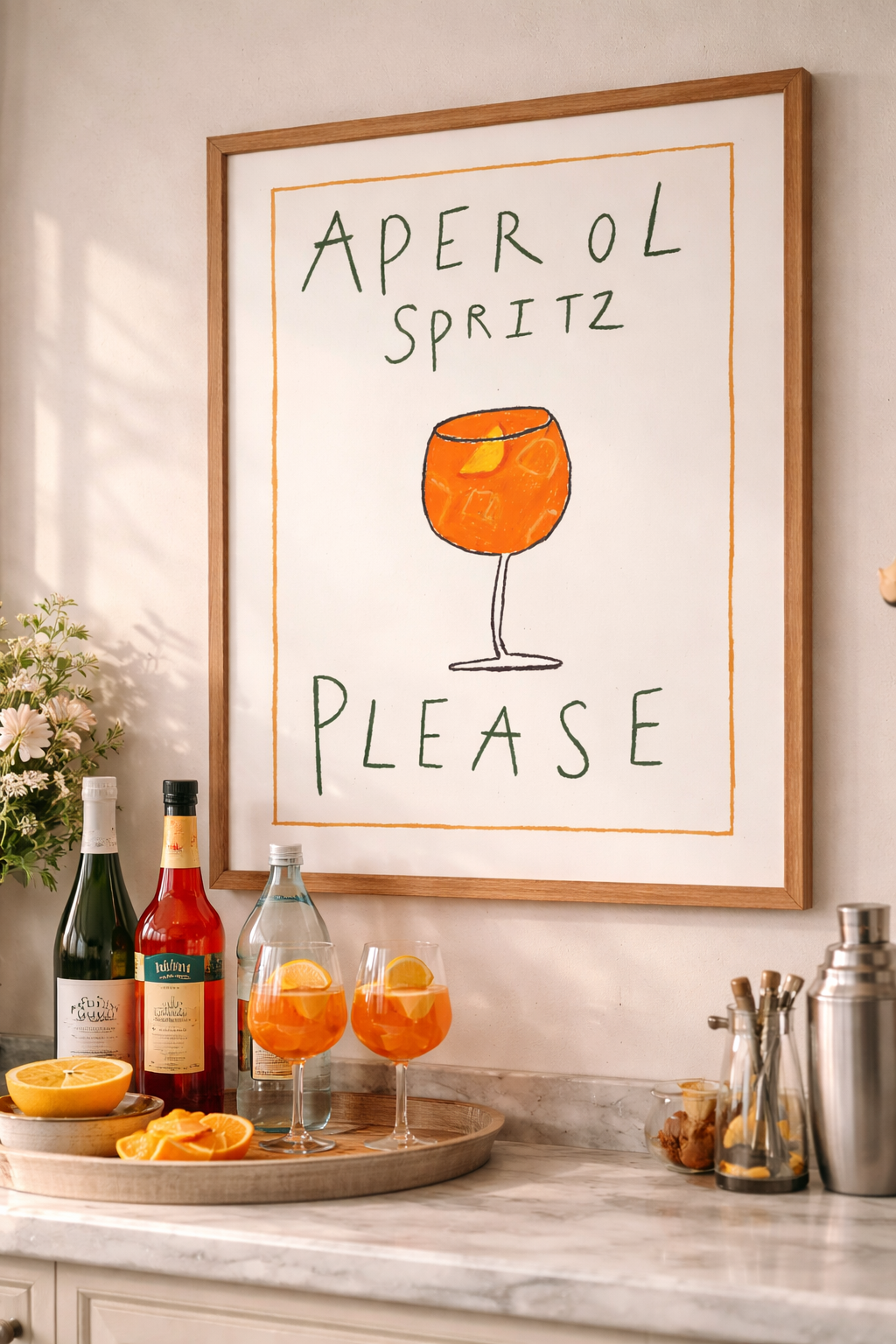 ポスター potita Aperol Spritz Please - Art Print – Tatiana Alida Design