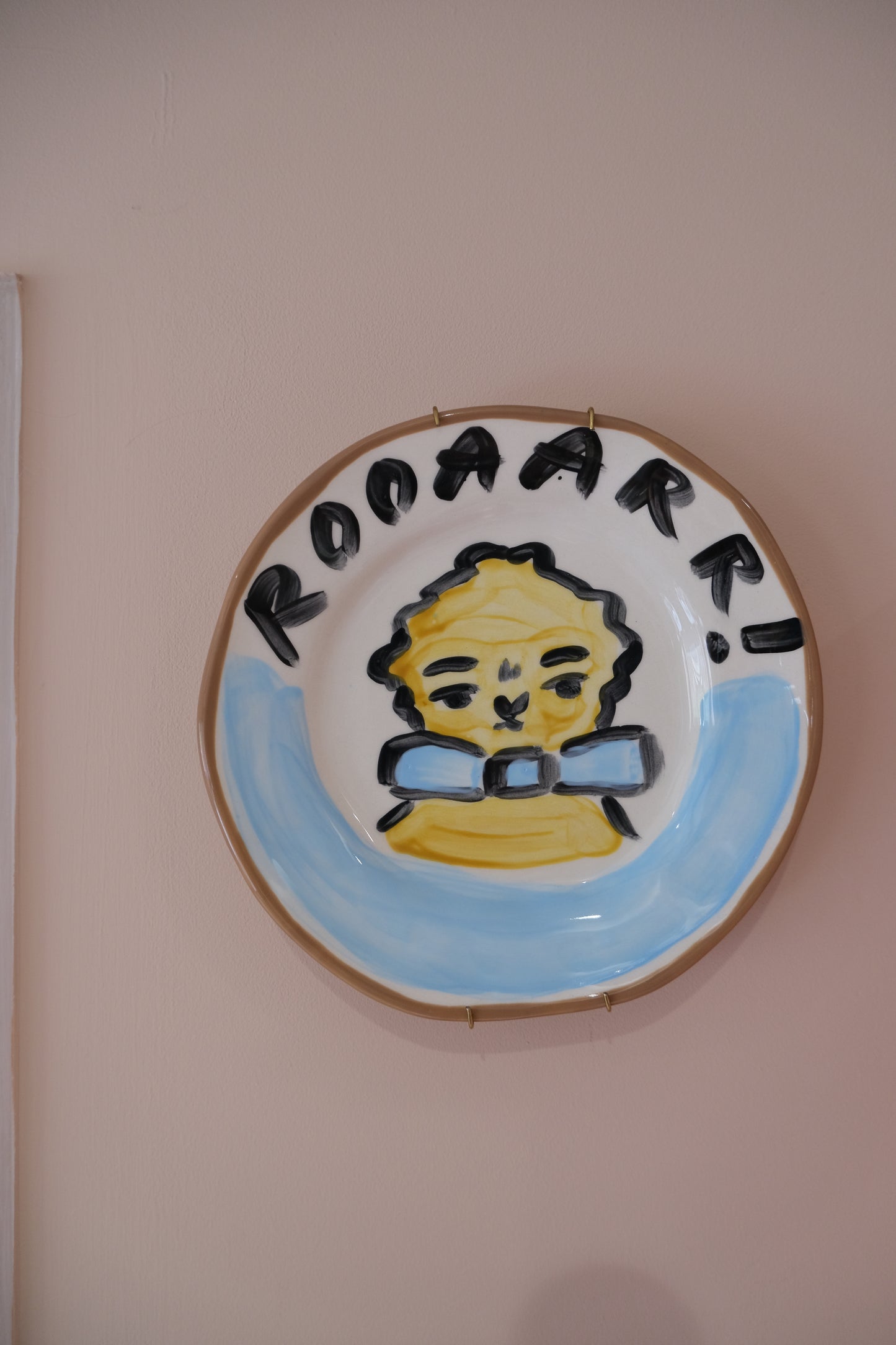 Blue Lion Decorative Plate