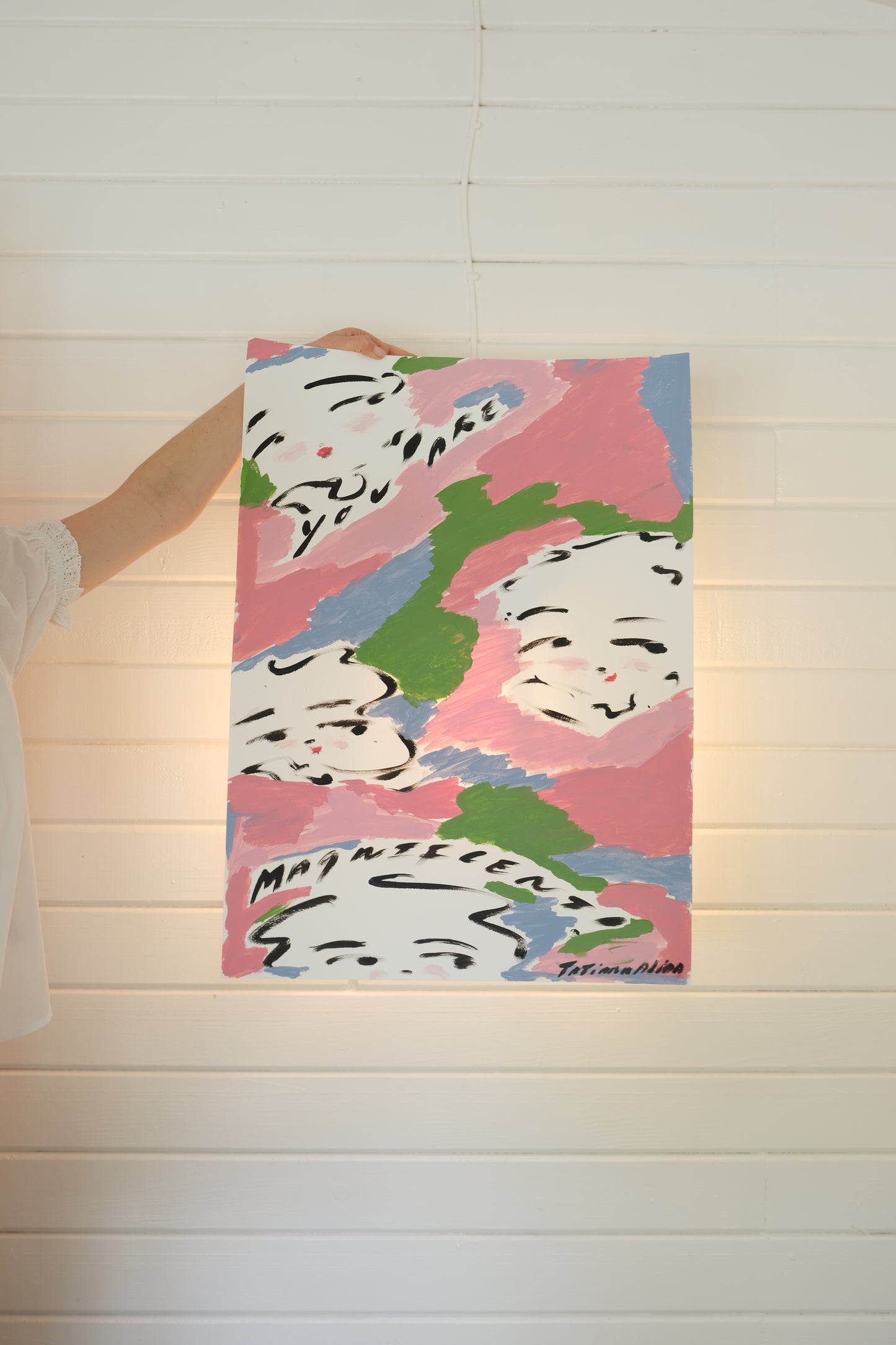Tata and friends - You Are Magnificent Original Painting