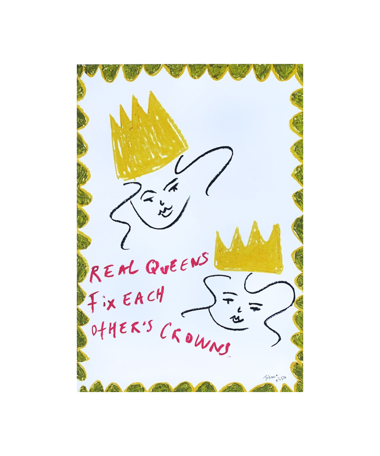 Real Queens Fix Each Other's Crowns