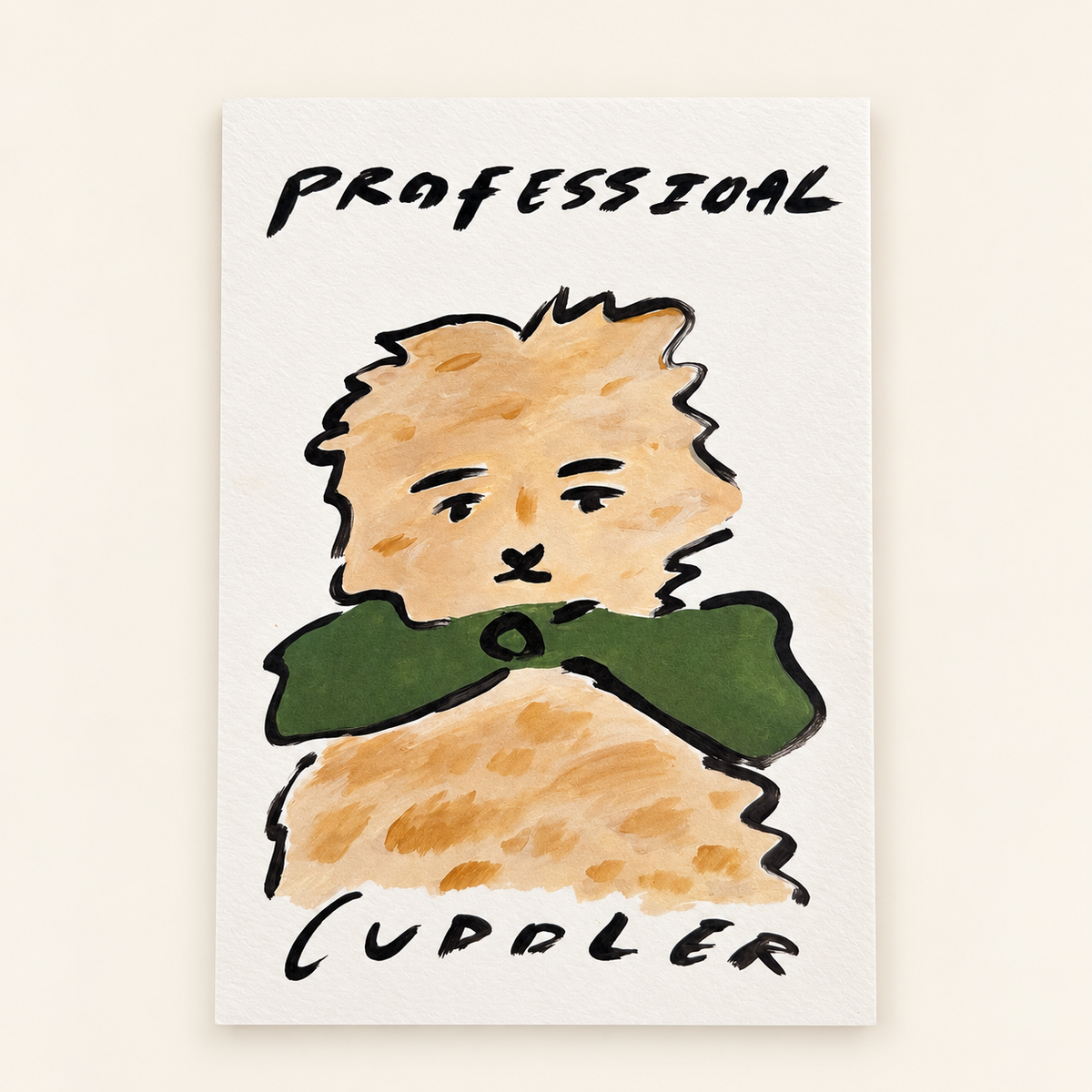Professional Cuddler - Spelling mistakes print