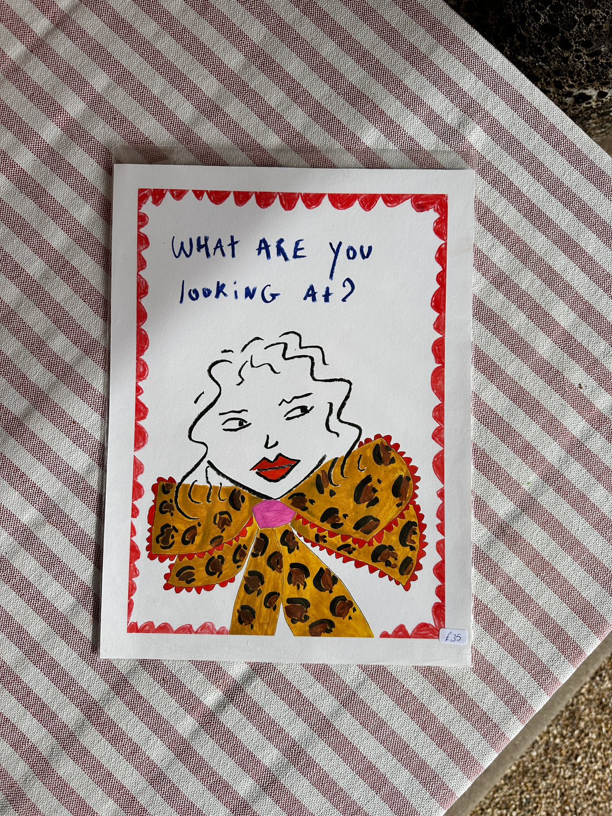 What are you looking at! A4 Print