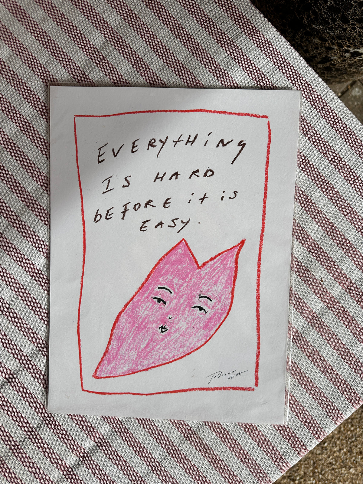 Heart Quote A4 Print