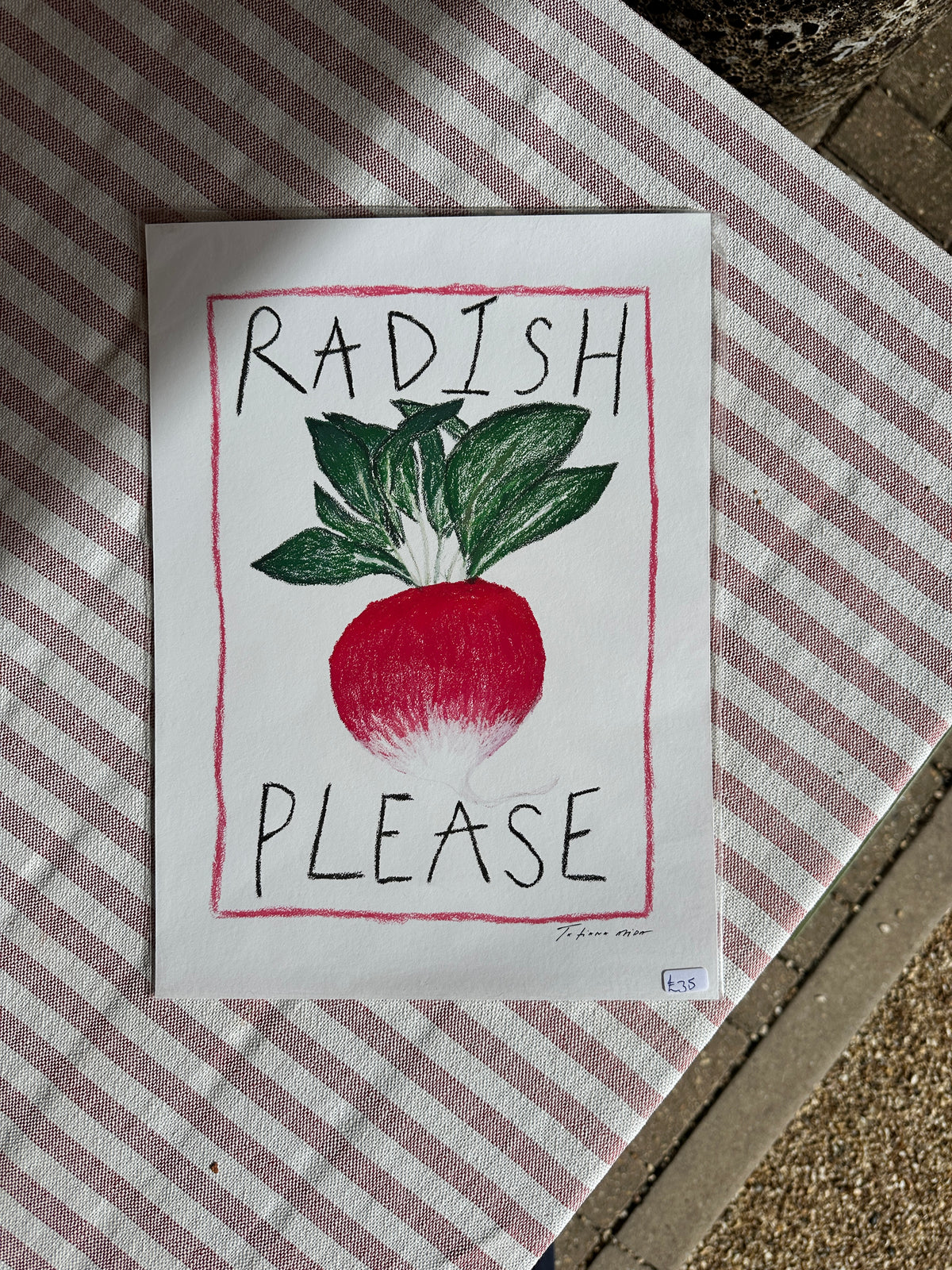 Radish Please A4 Print