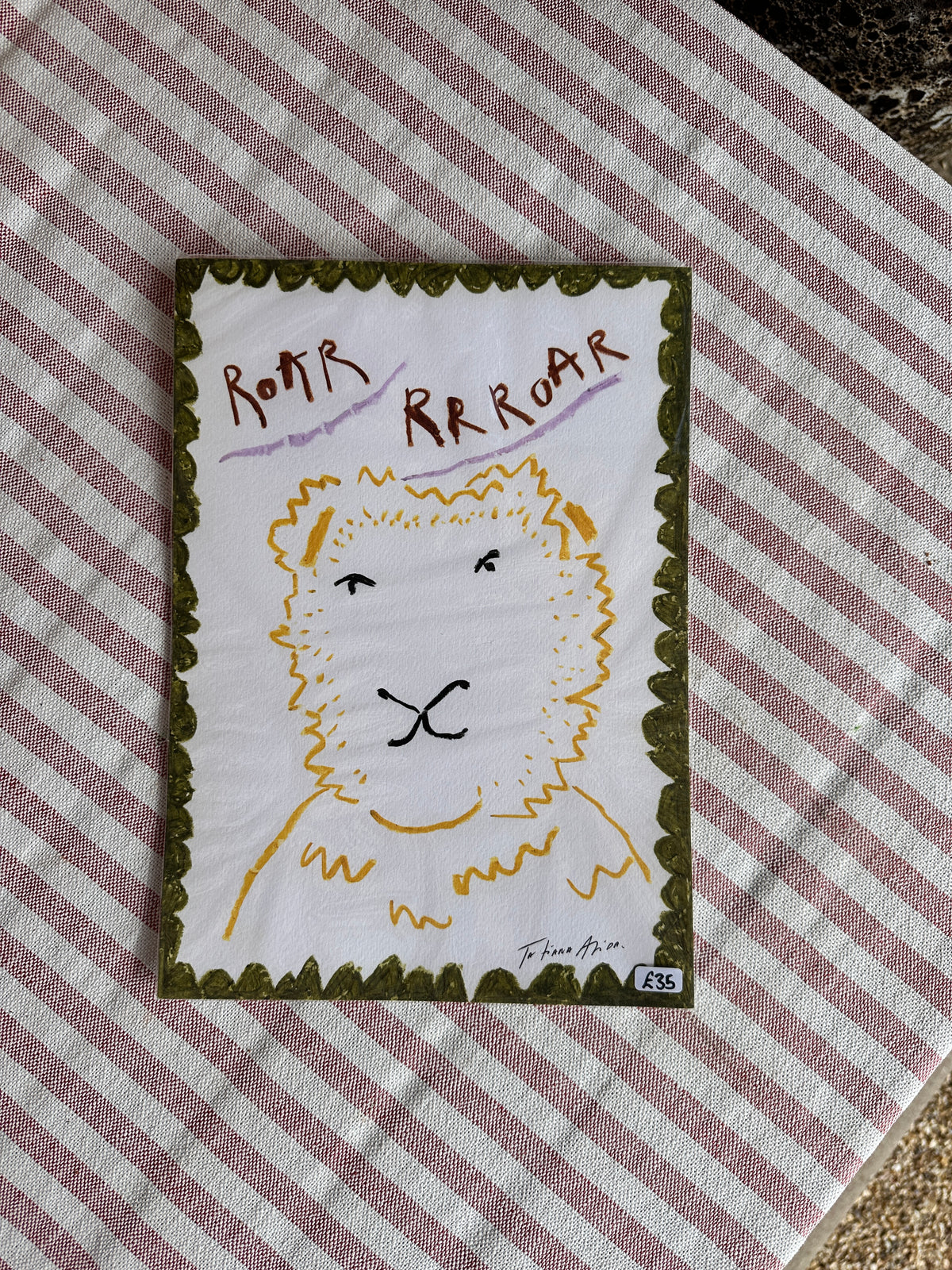 Lion A4 Print