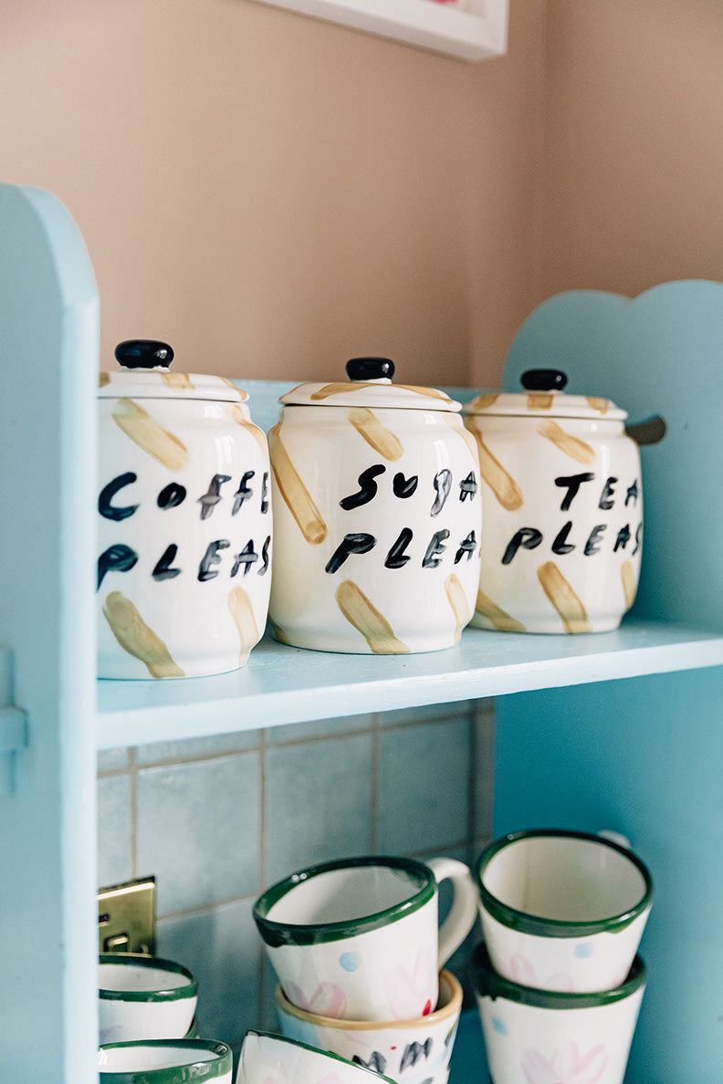 Canisters - Tea, Coffee & Sugar Please