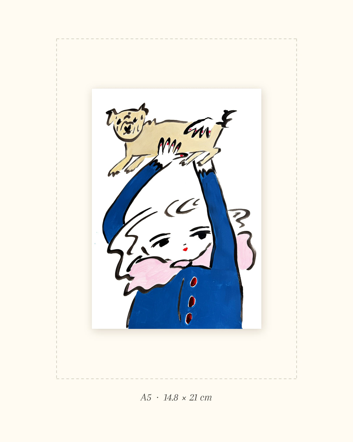 Tata and Dogs: Set of 3 Prints