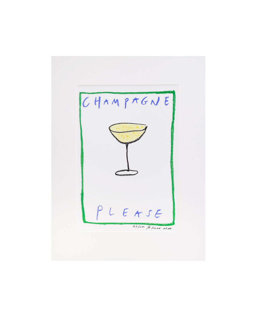 Champagne Please Print