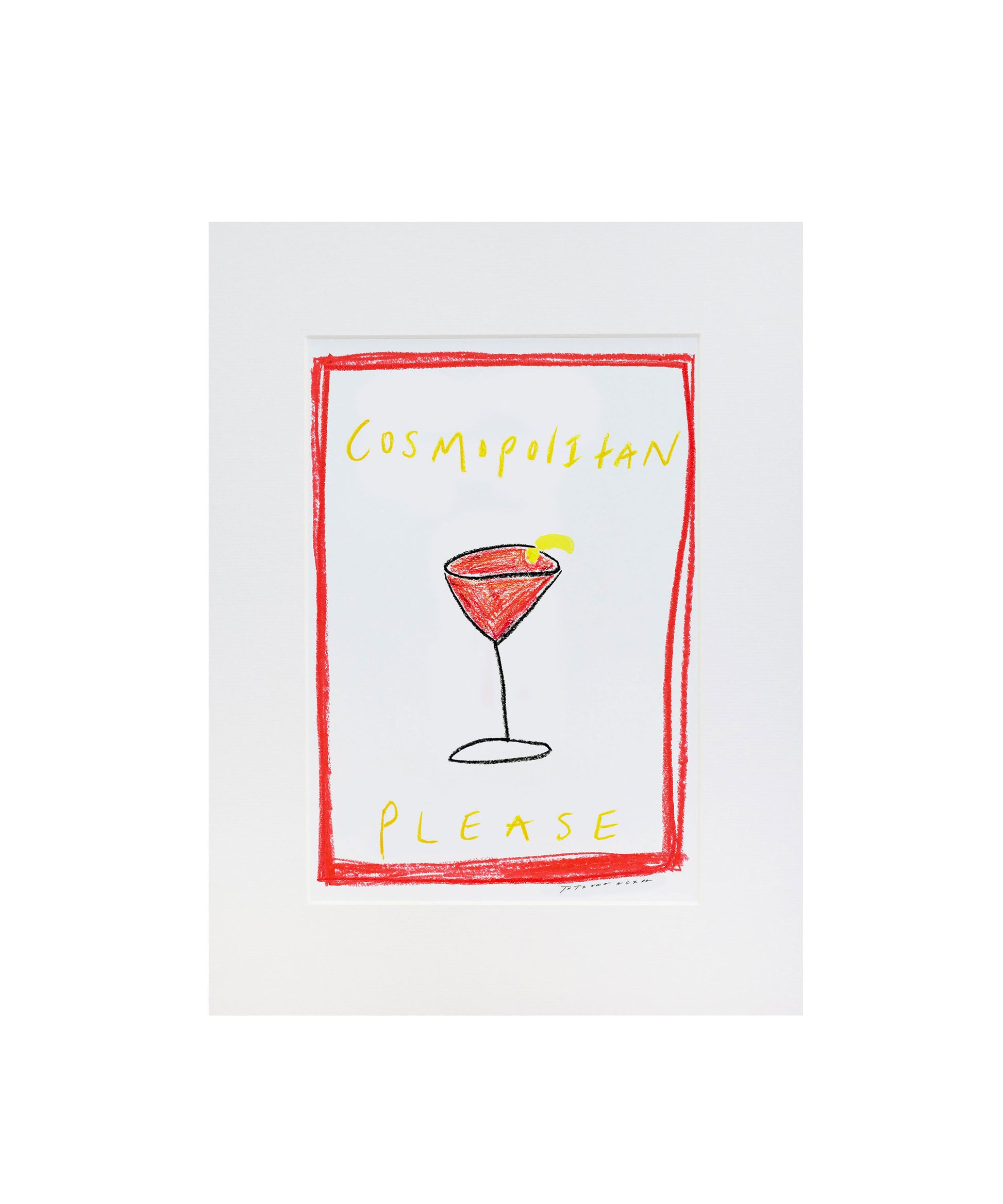 Cosmopolitan Please Cocktail Print