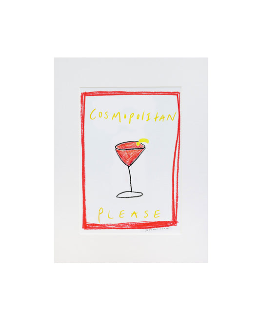 Cosmopolitan Please Cocktail Print