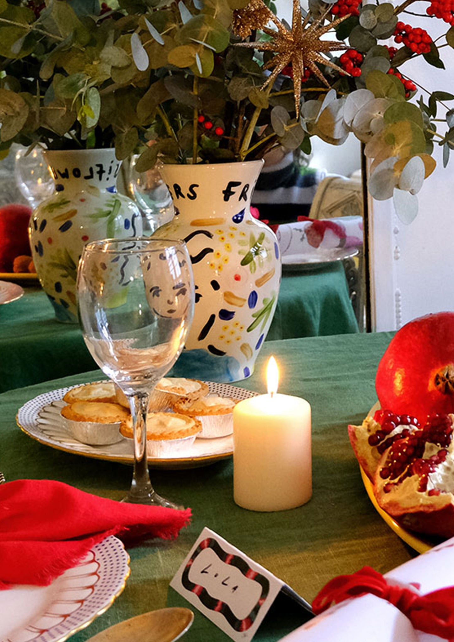 Ikat Green Name Placers