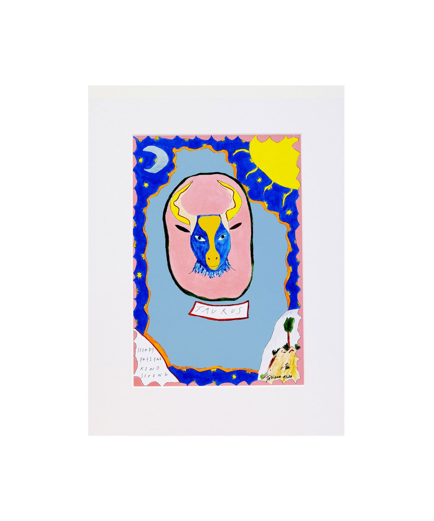 Taurus wall print