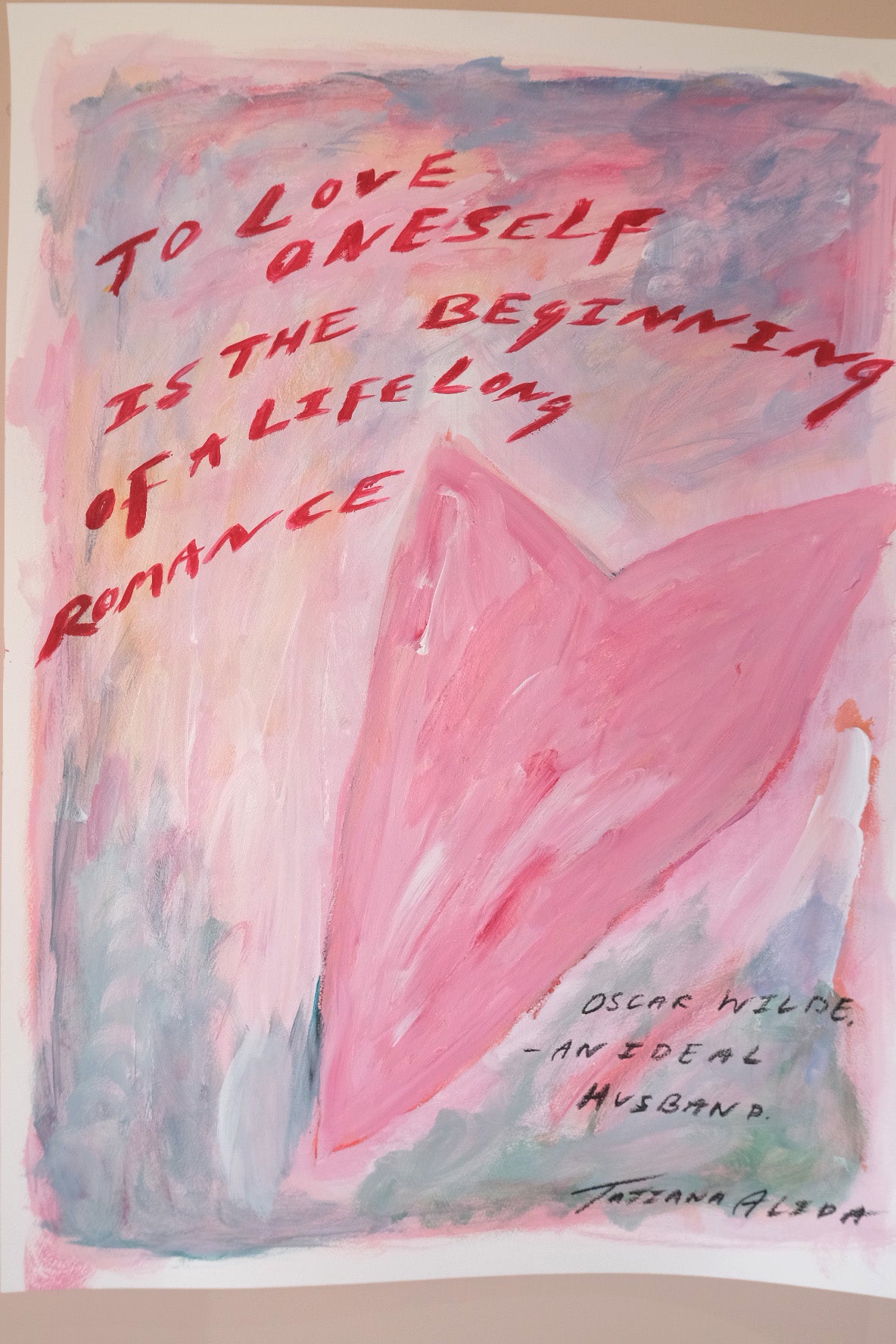 To Love Oneself Is The Beginning Of A Life Long Romance.