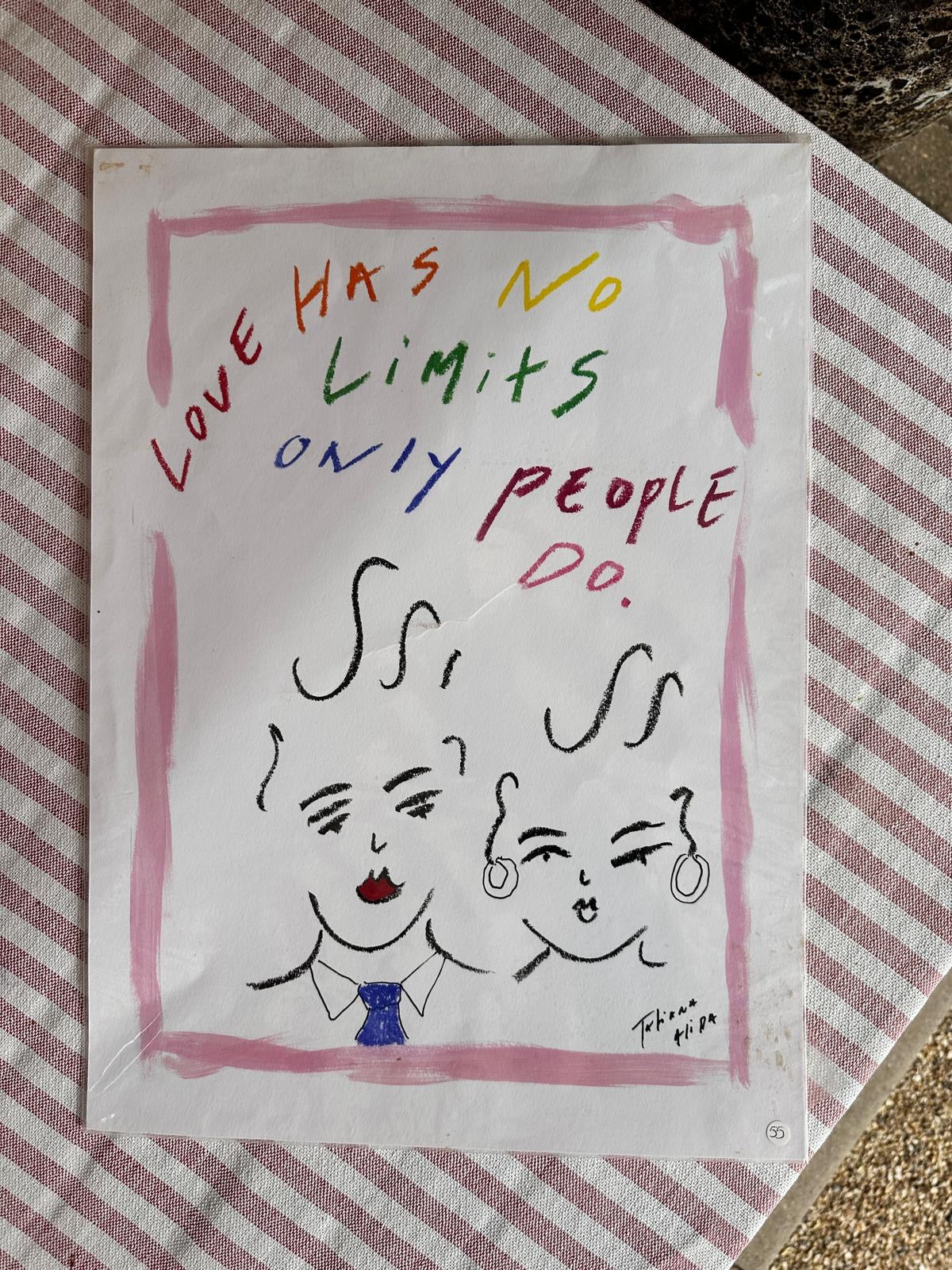 A3 print - live has no limits