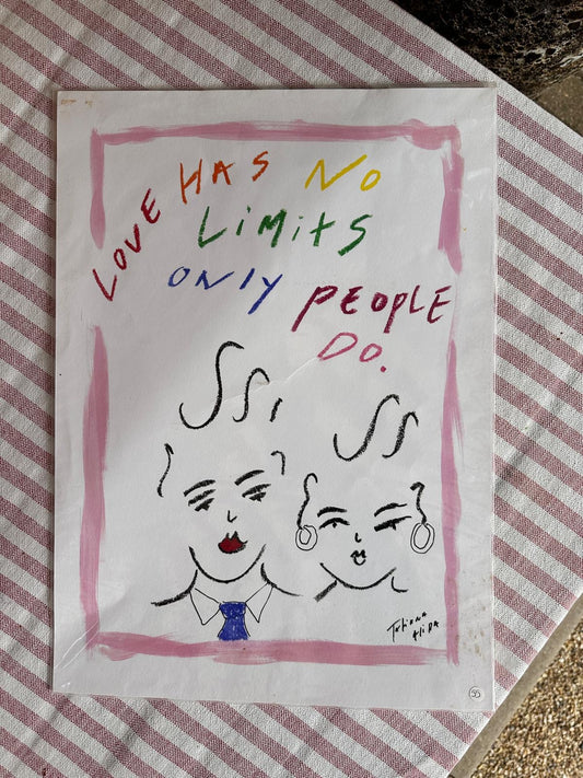 A3 print - live has no limits