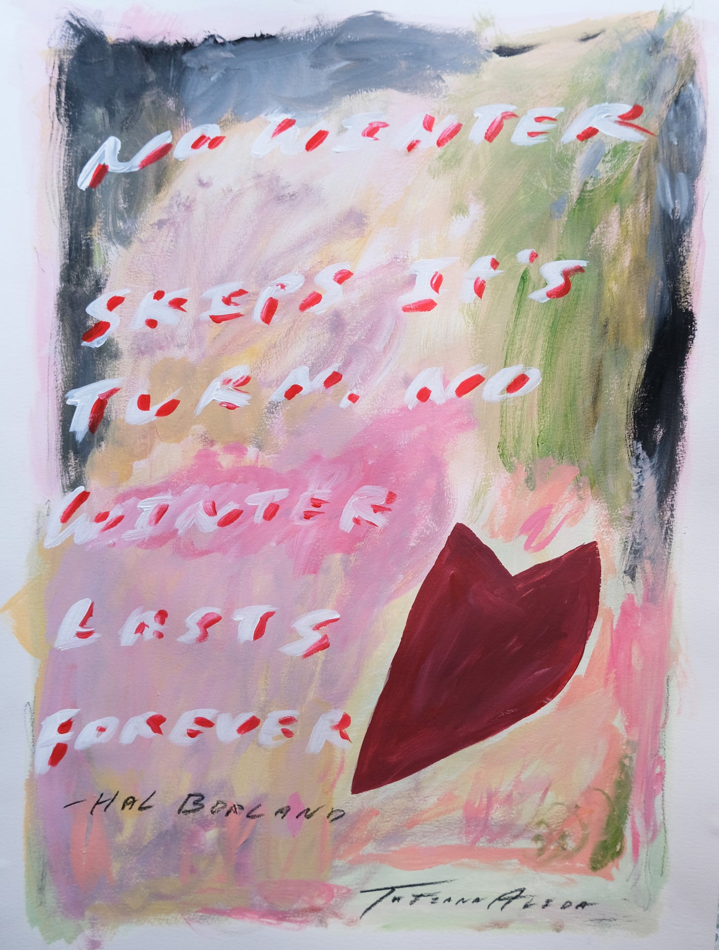 No Winter Skips Its Turn  – Original Painting & Limited Edition Prints