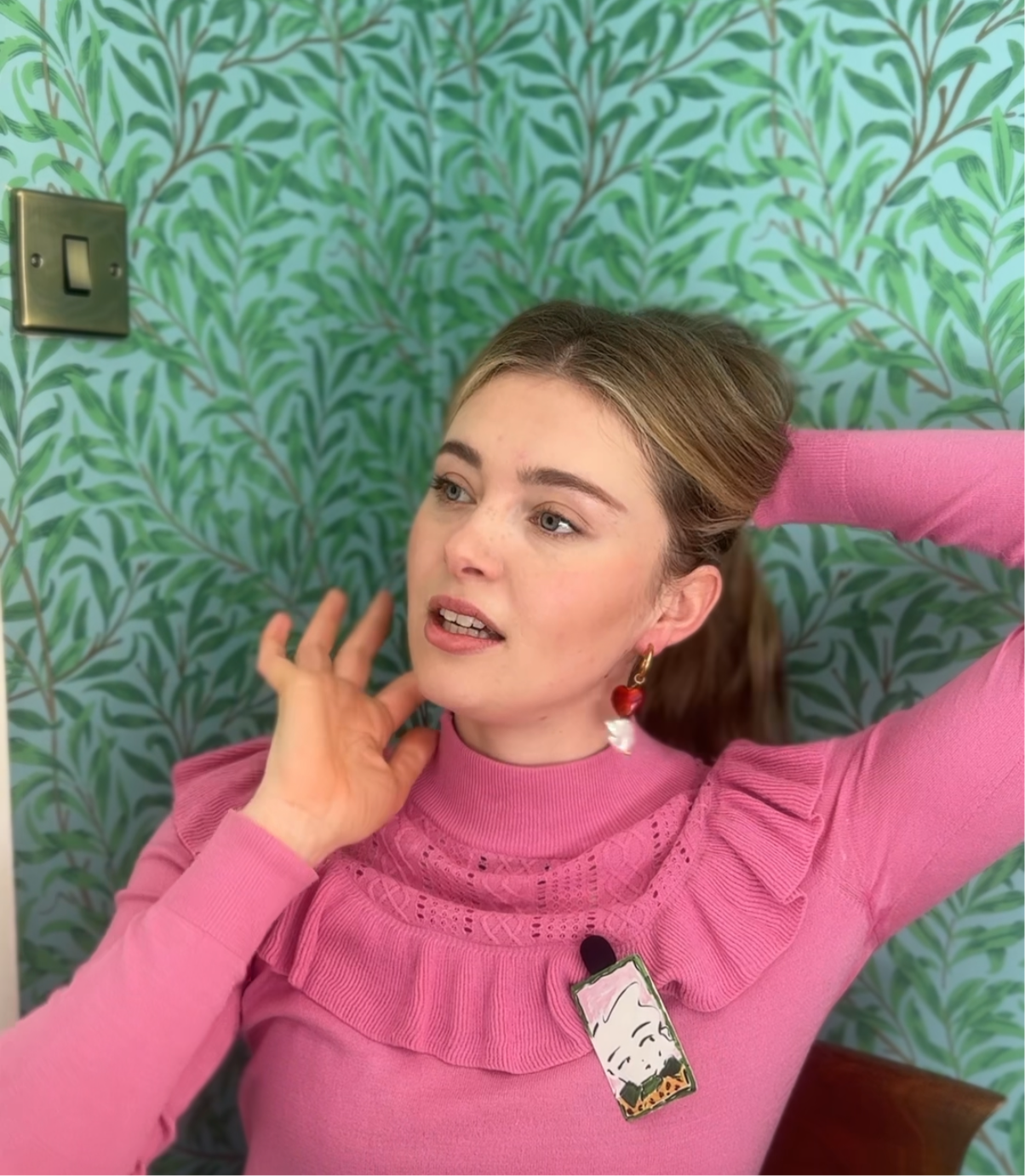 Love Heart Hoop Earrings