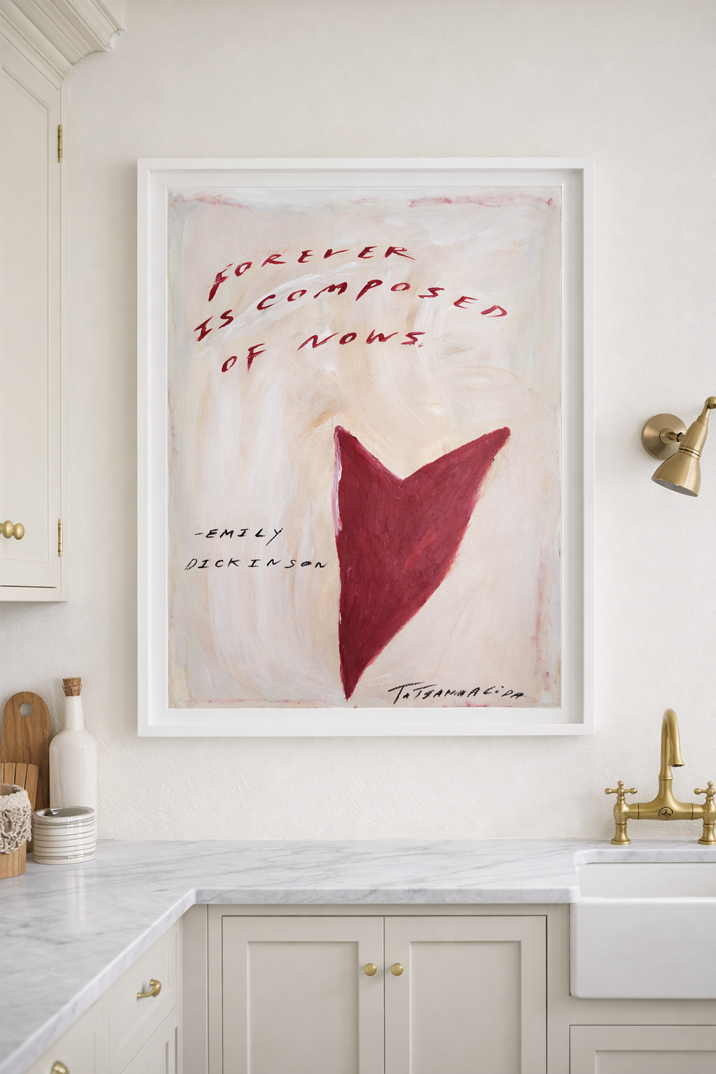 Forever is composed of Now. Original Painting & Limited Edition Prints