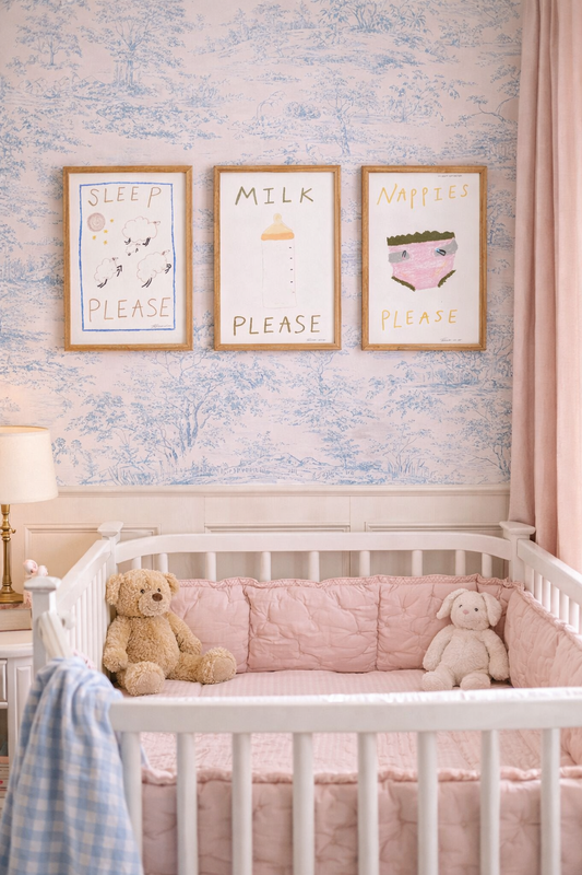 Baby Trio - Sleep Please, Milk Please & Nappies Please