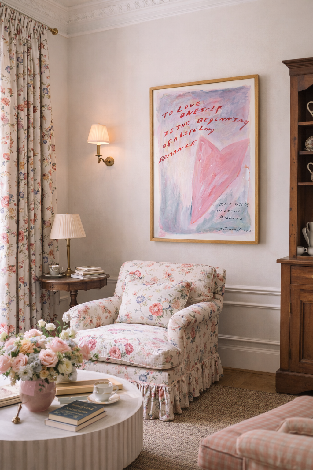 To Love Oneself Is The Beginning Of A Life Long Romance.