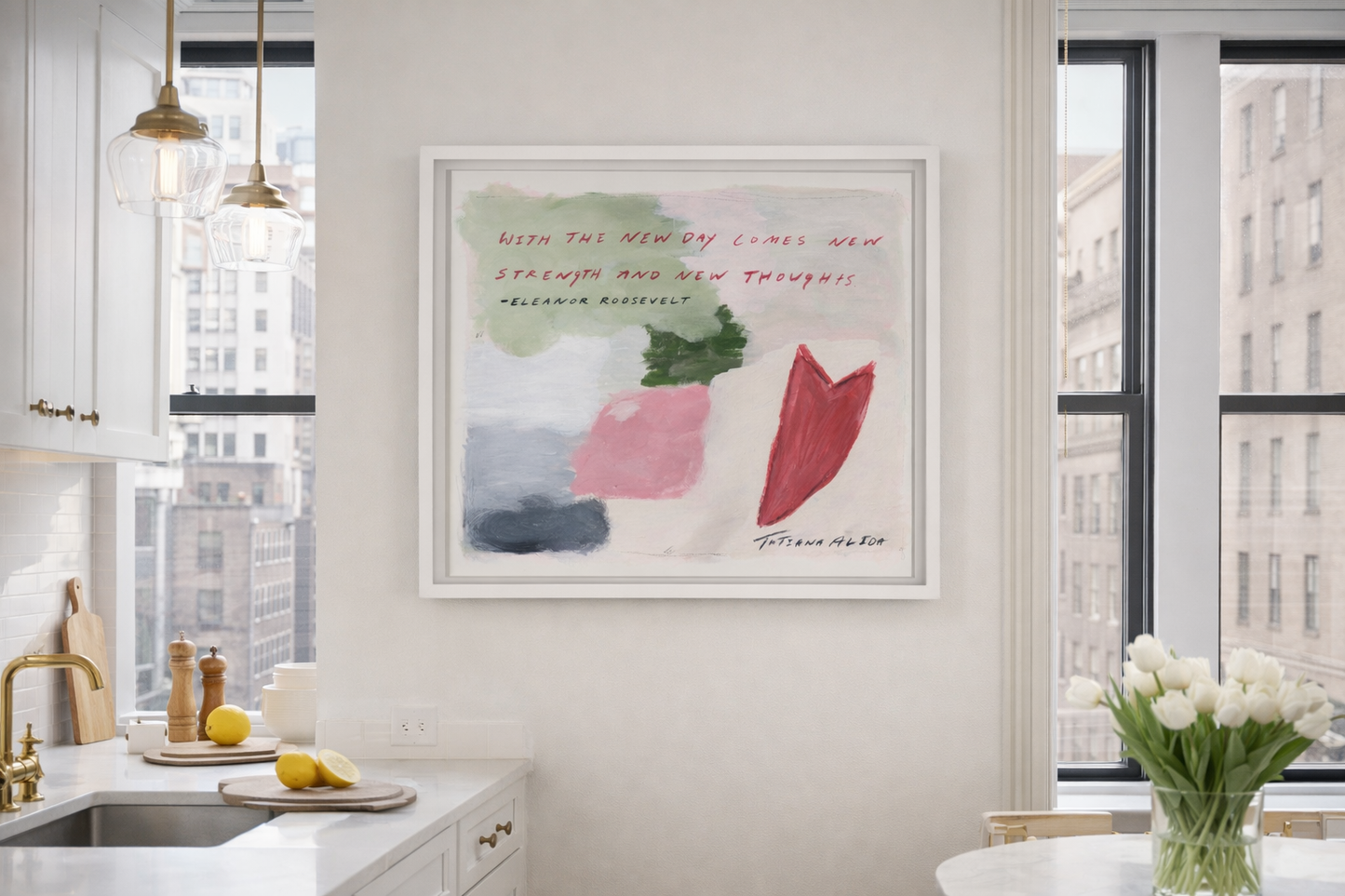 Each New Day Brings Fresh Ideas and Strengths - Original Painting & Limited Edition Prints