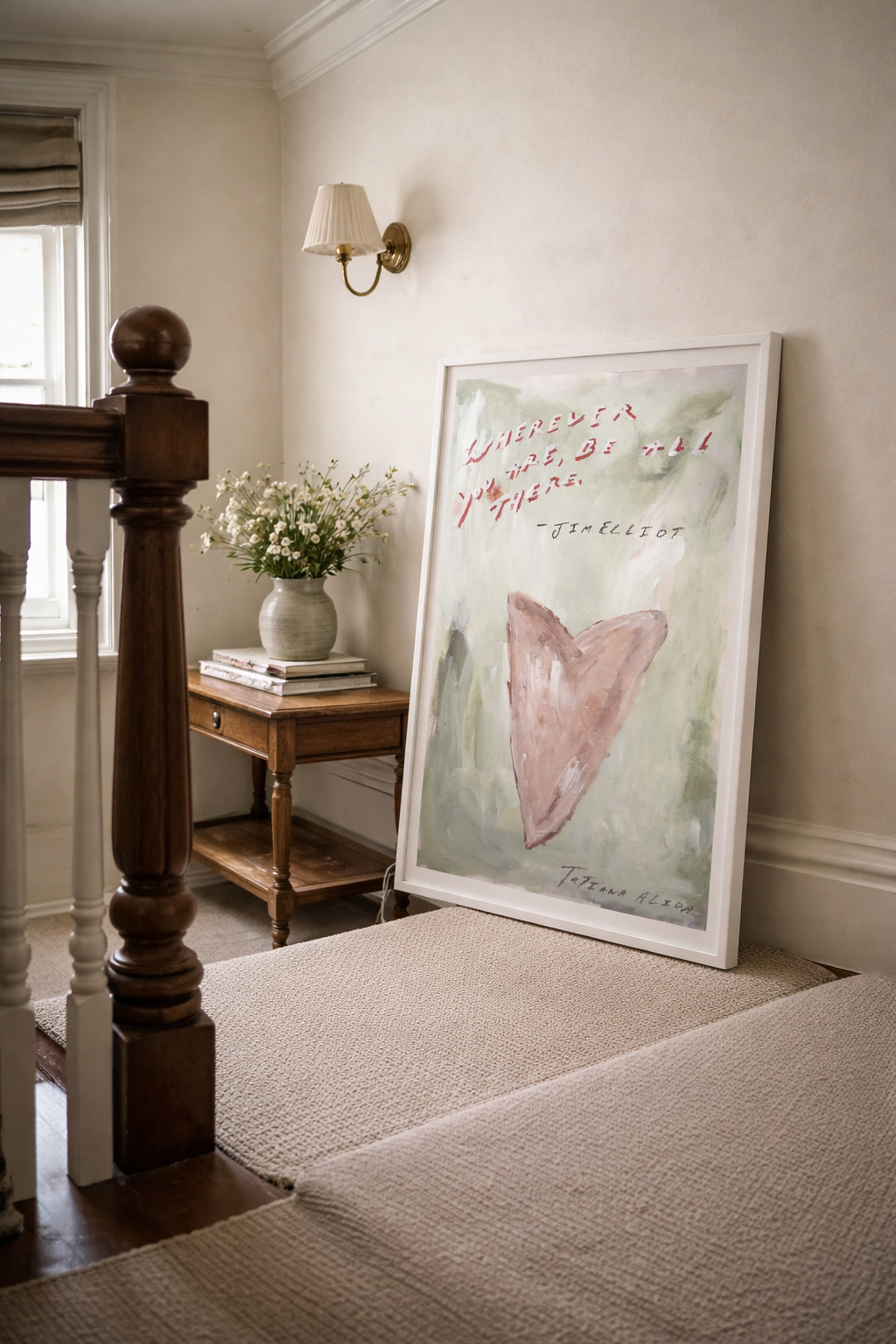 Where Ever You Are, Be All There.  Original Painting & Limited Edition Prints