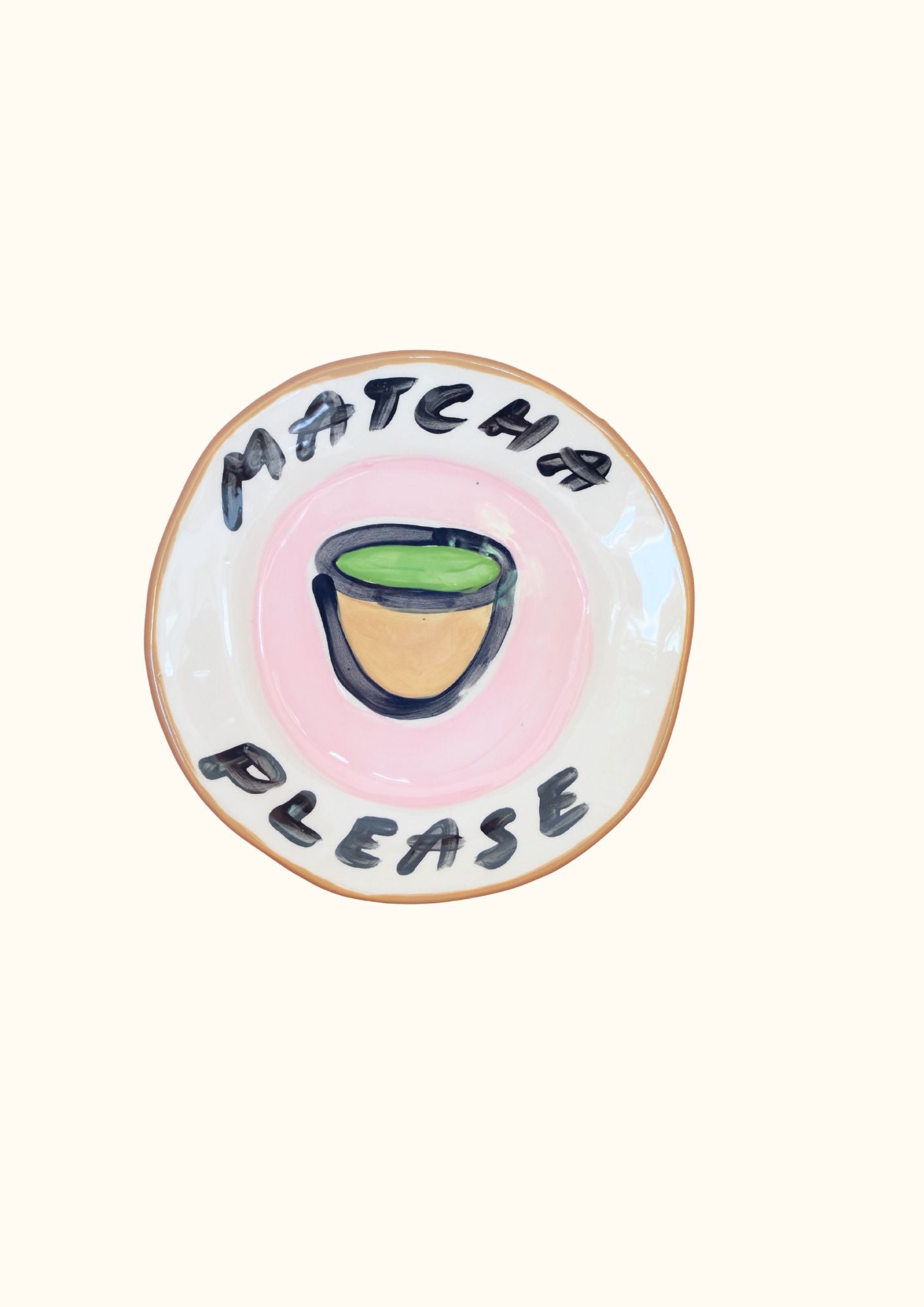 Matcha Please Decorative Plate