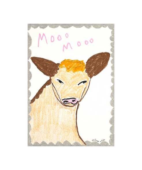Mooo Moo Print
