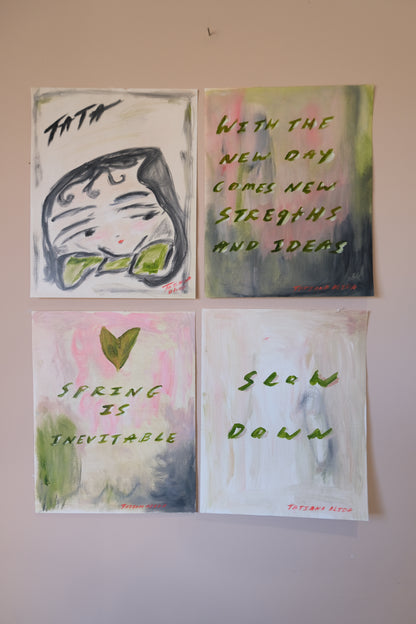 Tata in oil paints