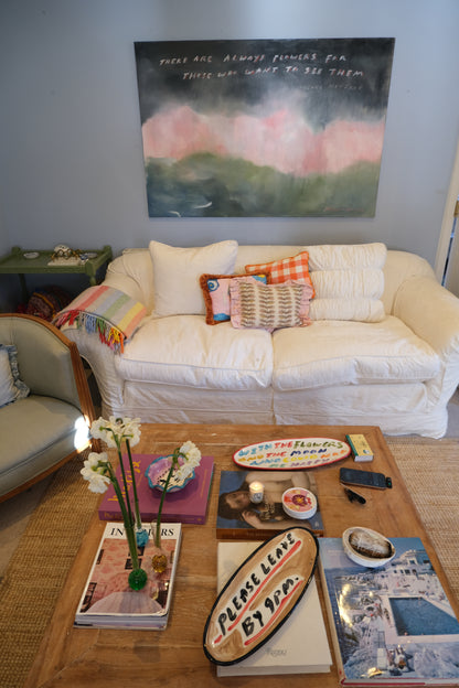 Please Leave by 9pm - Coffee Table Decorative Platter