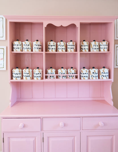 Canisters - Tea, Coffee & Sugar Please