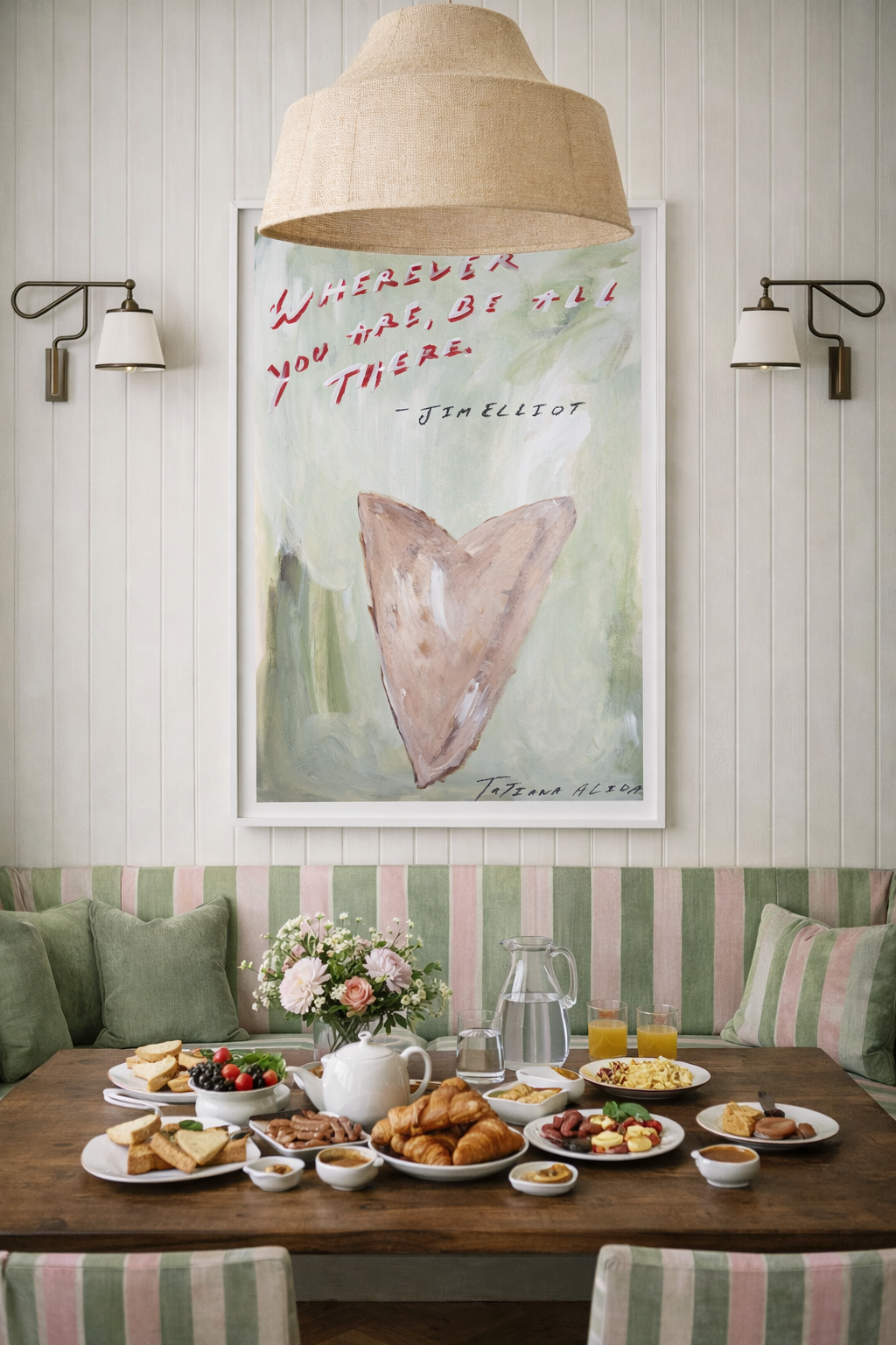 Where Ever You Are, Be All There.  Original Painting & Limited Edition Prints