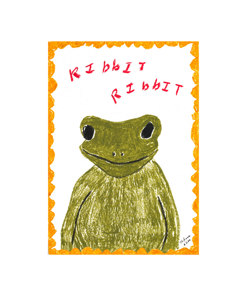 Ribit Ribit Froggy Print