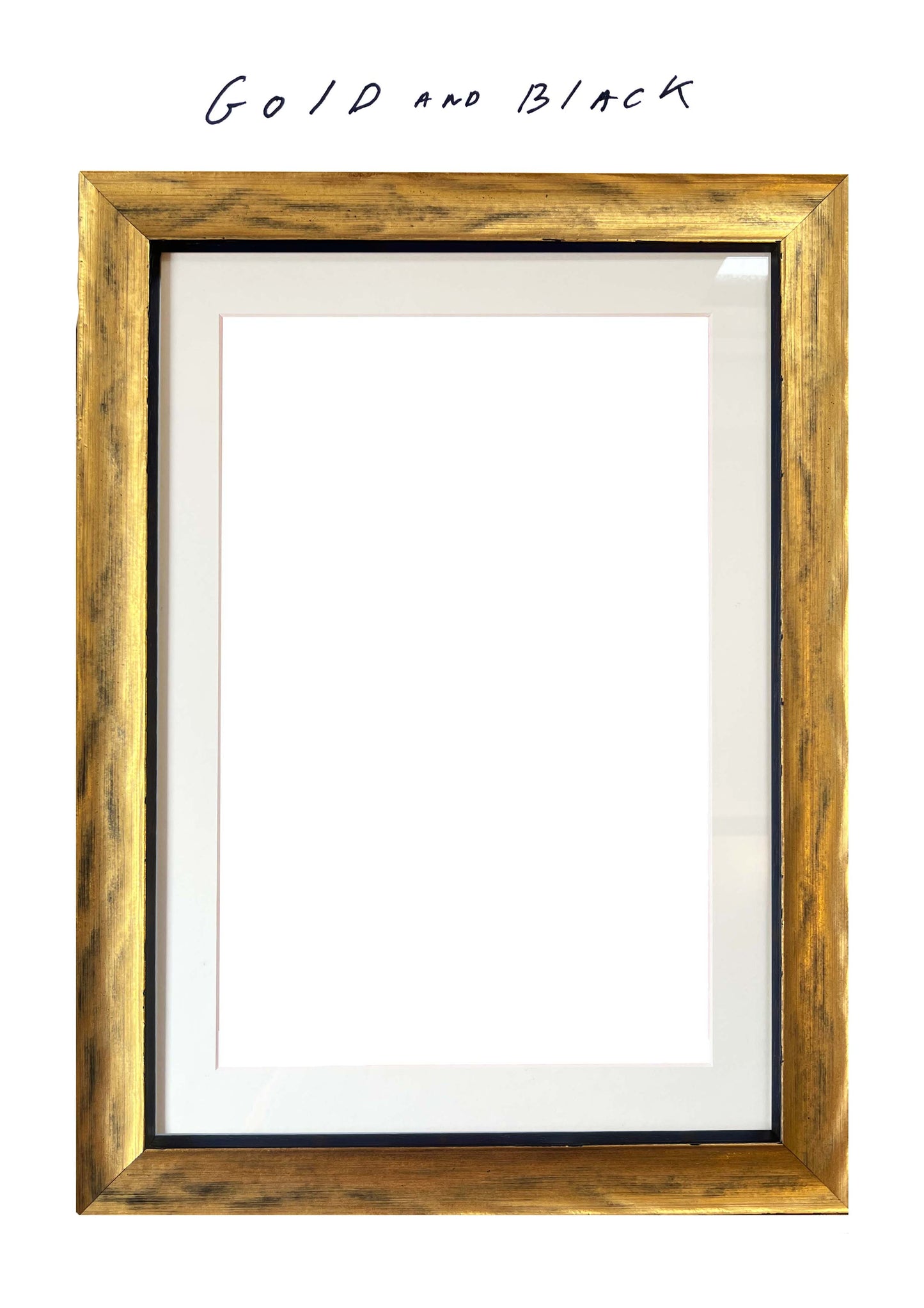 Gold Black Frame 