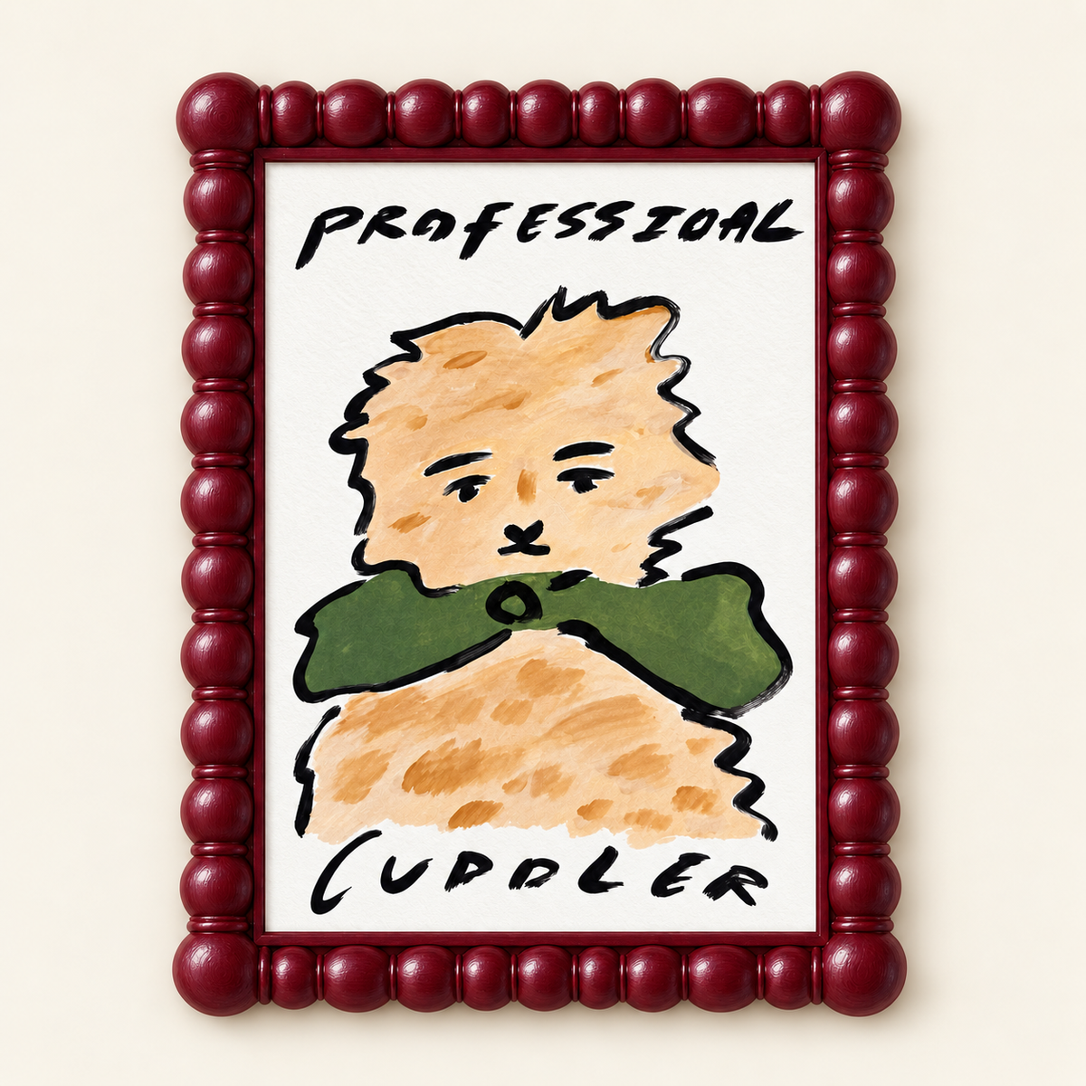 Professional Cuddler - Spelling mistakes print