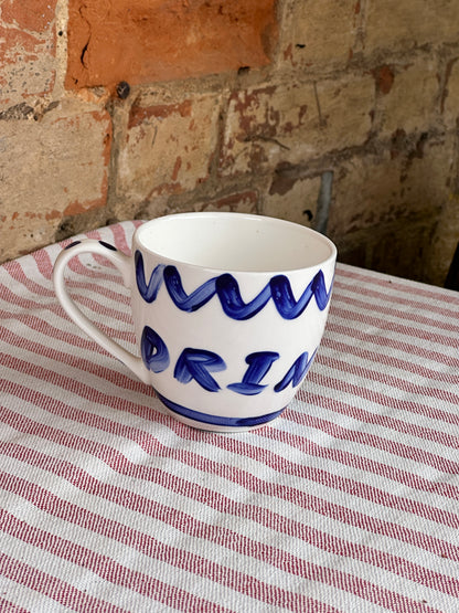 Drink Me mug - Blue