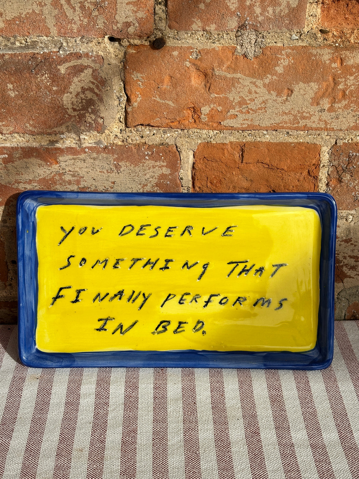 "You Deserve" Platter
