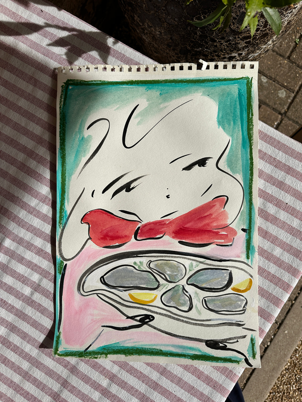 Tata & Oysters A3 Original