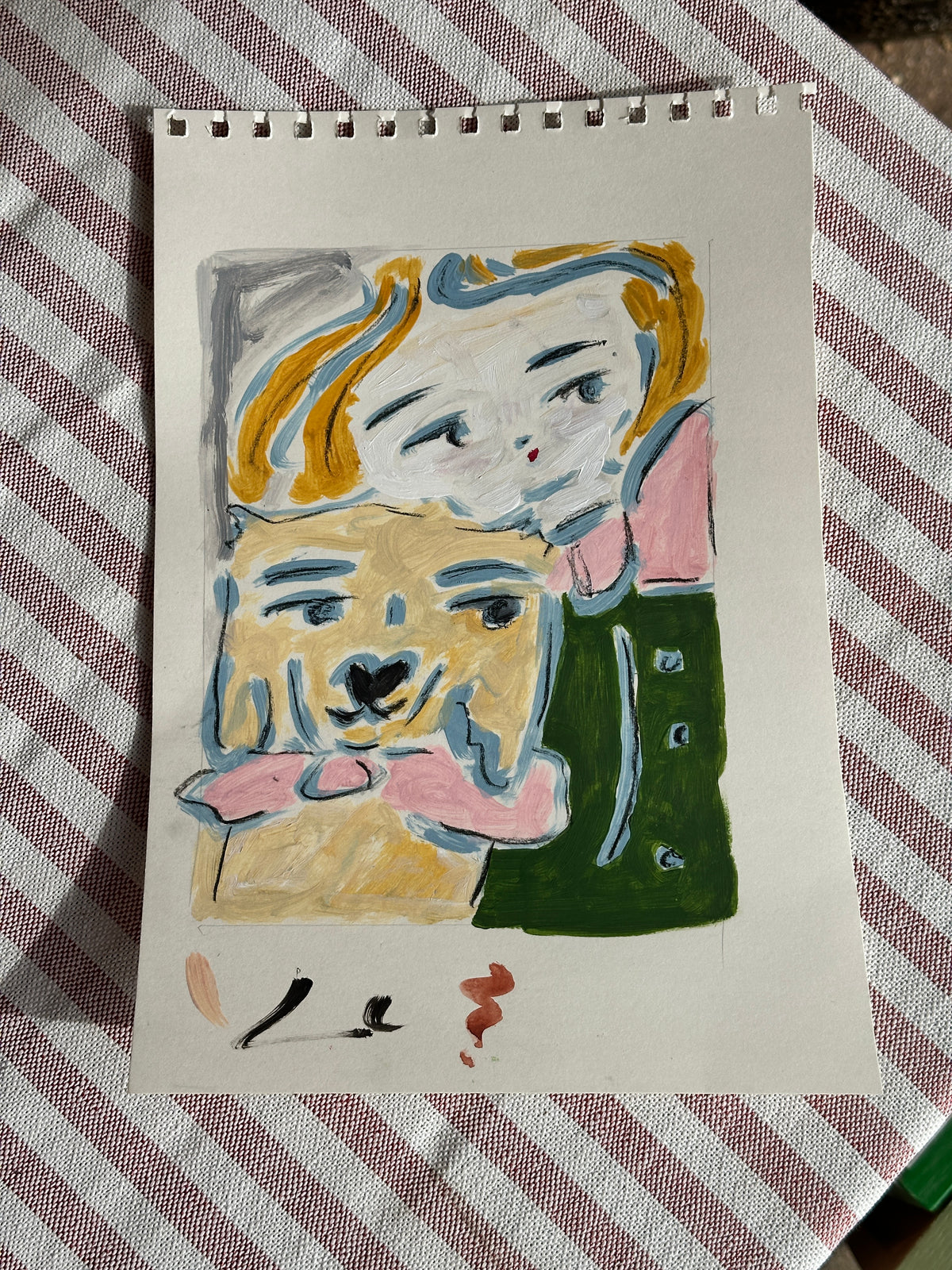Tata & Her Dog Original