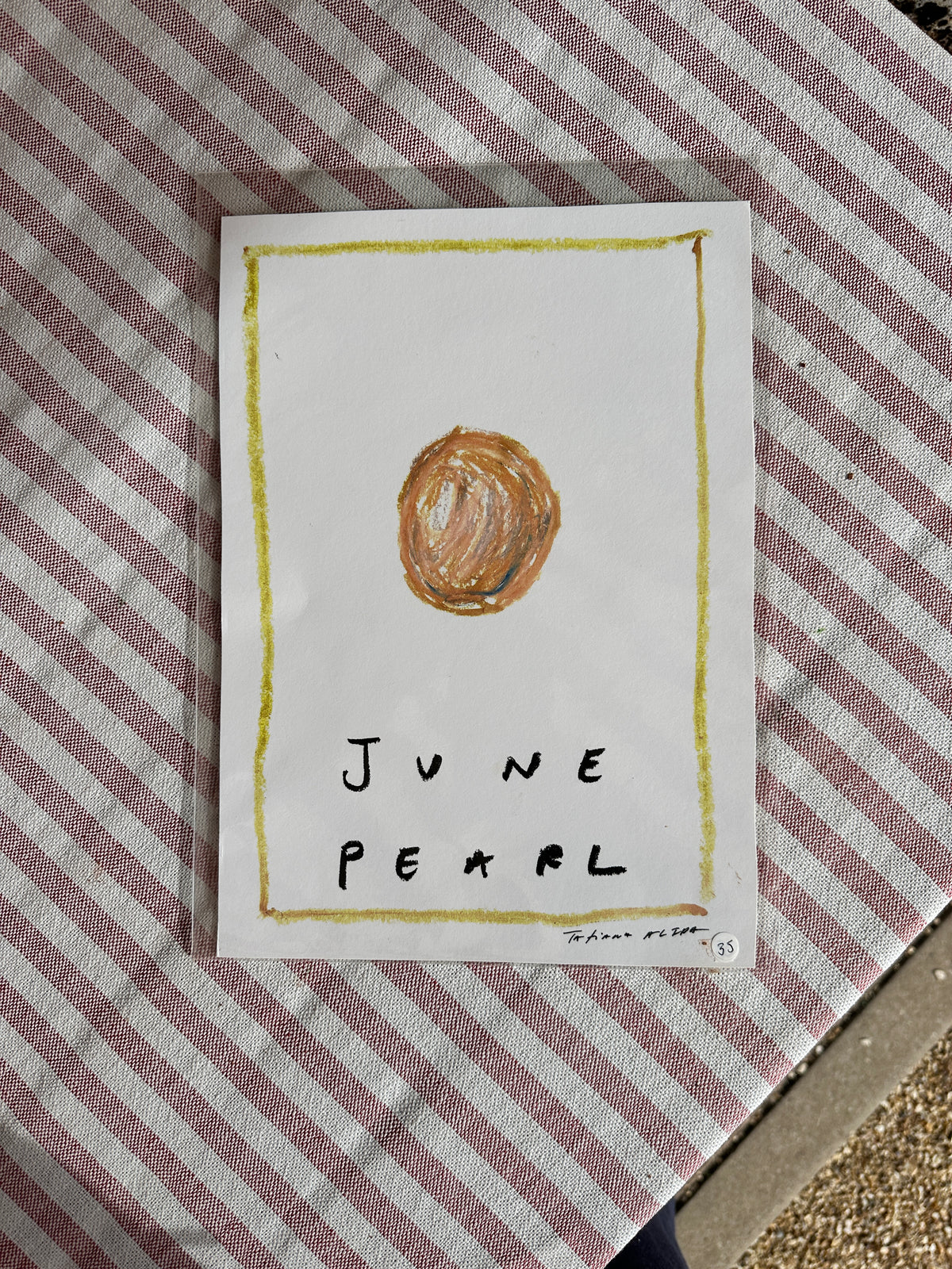 June Birthstone A4 Print