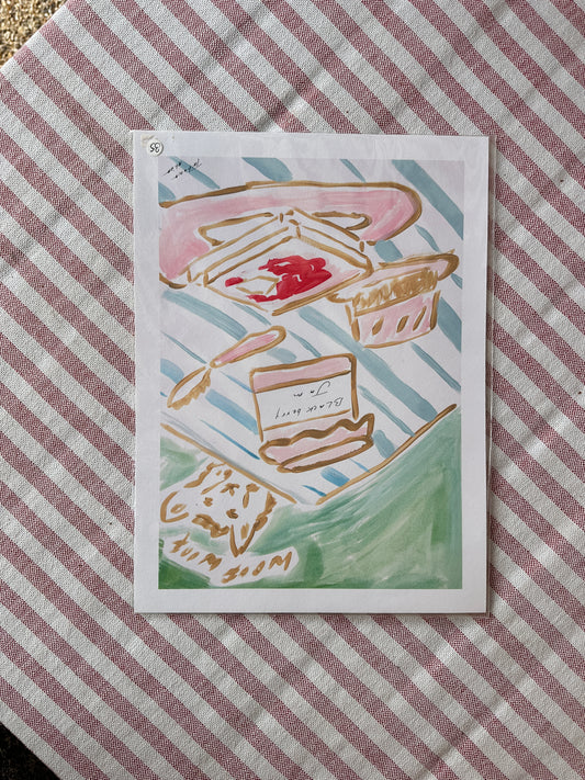 Picnic A4 Print
