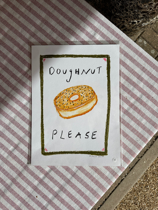 Doughnut A4 Print