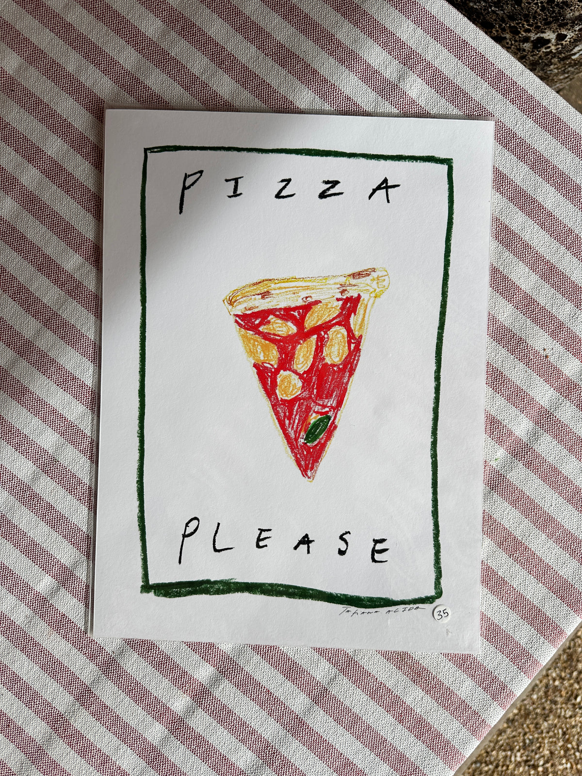 Pizza A4 Print