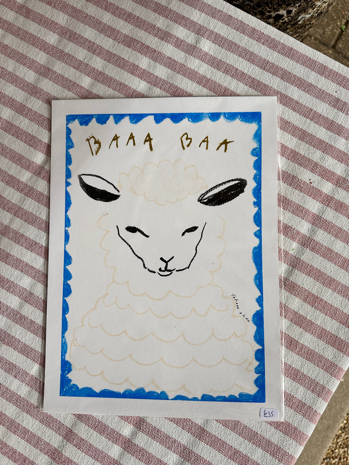 Sheep A4 Print