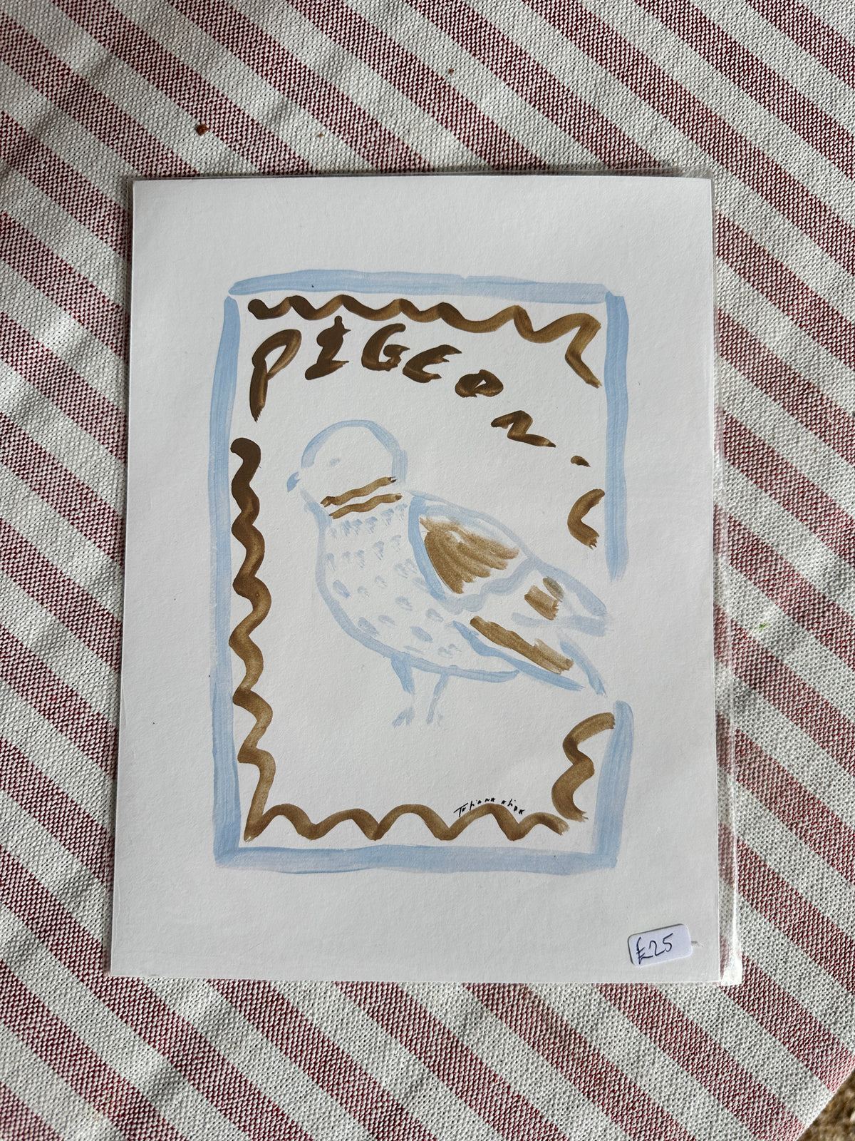 Pigeon A5 Print