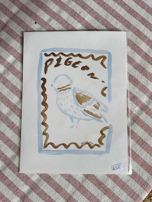 Pigeon A5 Print