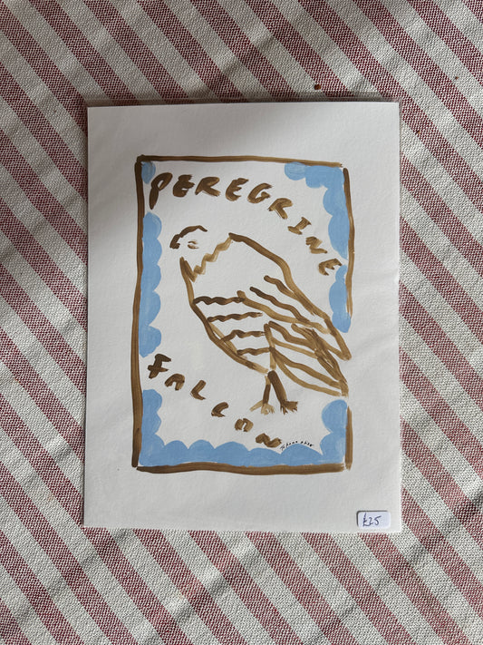 Peregrin Falcon A5 Print