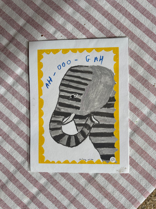 Elephant A5 Print