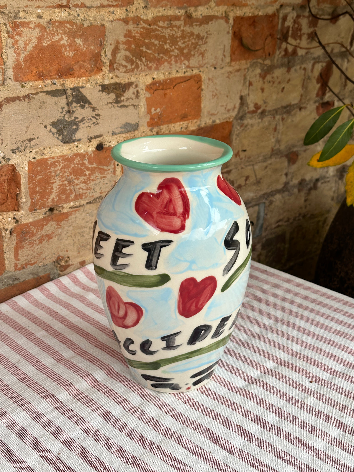 "Souls don't meet by accident" Vase